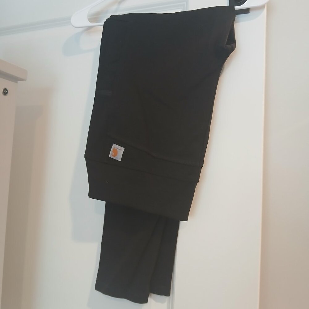 Women's Great Carhartt Black Stretchy Size Large Leggings